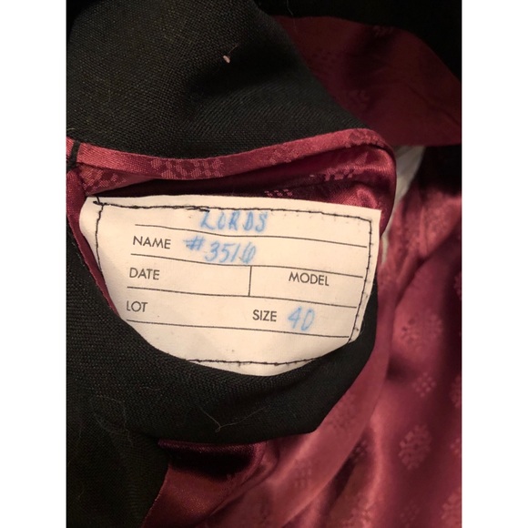 Lords Black Custom Made Suit - Picture 6 of 10